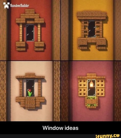 Found on iFunny Minecraft Kale, Chalet Minecraft, Minecraft Window, Minecraft Hack, Construction Minecraft, Case Minecraft, Minecraft Decoration, Rumah Minecraft Sederhana, Minecraft Interior Design