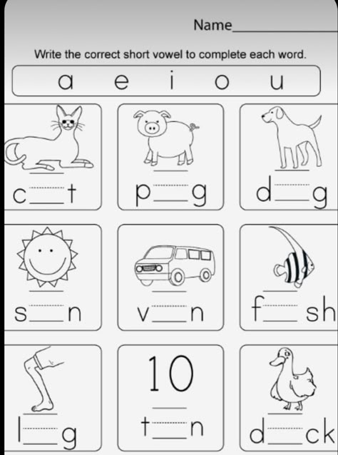 Kindergarten Blends, Free Printable Kindergarten Worksheets, Free Printable Kindergarten, Printable Kindergarten Worksheets, Kindergarten Phonics Worksheets, English Worksheets For Kindergarten, Kindergarten Phonics, Kindergarten Reading Activities, Kindergarten Worksheets Free Printables