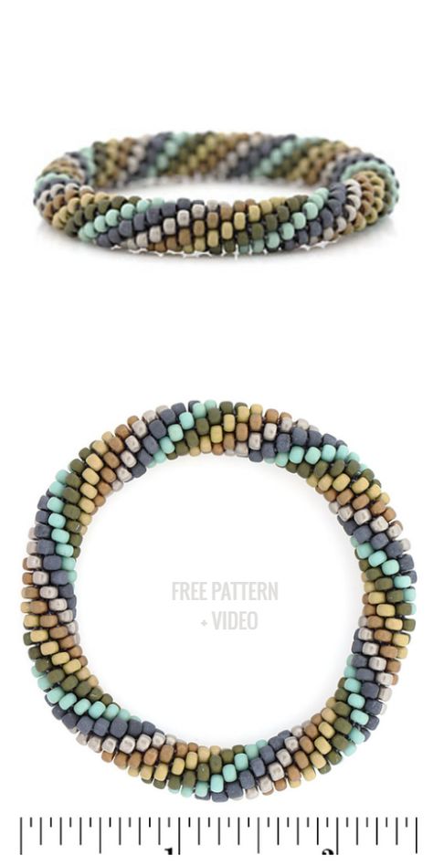 Bead Crochet Bracelet Pattern, Free Bead Crochet Patterns, Seed Bead Crochet Patterns Free, Bead Crochet Patterns Free, Crochet Beaded Bracelets Patterns, Crochet Bracelet Patterns, Crochet Necklace Diy, Bracelet For Beginners, Crochet Ideas For Beginners