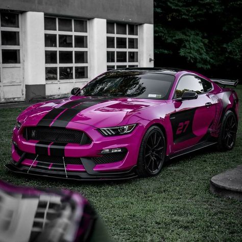 Hot Pink Mustang, 2024 Mustang, Pink Mustang, Mustang Girl, Pink Cars, Carros Bmw, Gt 500, Gta Rp, Pimped Out Cars