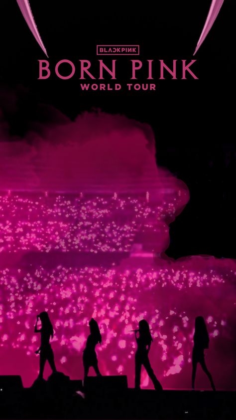 Post Born Pink Born Pink Poster, Born Pink Tour, Pink Drawing, Blackpink Square Up, Pink Tour, Pink Posters, Tour Posters, Born Pink, Black Aesthetic Wallpaper