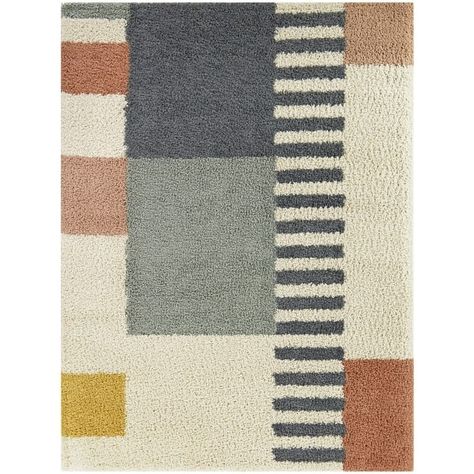 Morant Modern Geometric Modern Shag Area Rug - Bed Bath & Beyond - 36183990 Shag Area Rug, Geometric Area Rug, Organic Modern, Modern Area Rugs, Green Rug, Online Home Decor Stores, Indoor Rugs, Indoor Area Rugs, Geometric Rug