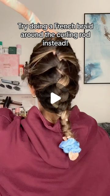 Sara Saadia on Instagram: "If you have the same issue try this! Also more comfy for side sleepers. Full tutorial on my page already ❤️ #heatlesscurls #hairhacks #hairtips #hairideas #hairbrained #hairtutorial #heatlesshair #hairtipsandtricks" Comfy Heatless Curls, Heartless Curls For Side Sleepers, Side Sleeper Heatless Curls, Heatless Curls Side Sleeper, Heatless Curls For Side Sleepers, Heat Free Curls, Heartless Curls, French Braid Styles, French Braids Tutorial