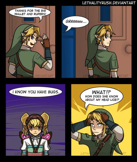 MITEy Misunderstanding by Lethalityrush on DeviantArt Zelda Video Games, Link Cosplay, Legend Of Zelda Memes, Zelda Funny, Evil Villains, It's A Secret, Gamer Life, Legend Of Zelda Breath, Twilight Princess