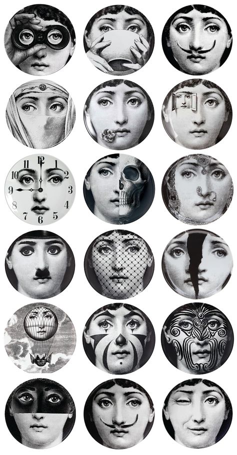 Fornasetti Wallpaper, Lina Cavalieri, Piero Fornasetti, Interior Decorator, Art Et Illustration, Instagram Highlight Icons, Pics Art, Art Plastique, 그림 그리기