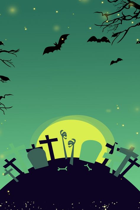 Green Wallpaper Halloween, Green Halloween Wallpaper, Zombie Background, Backgrounds Halloween, Halloween Cemetery, Green Wallpapers, Halloween Green, Background Halloween, Dark Green Wallpaper