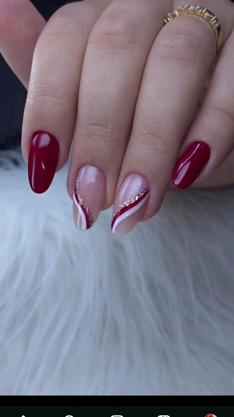 Nail Art Vermelho, Matte Acrylic Nails, Bridal Nails Designs, Bridal Nail Art, Acrylic Toe Nails, Wow Nails, Elegant Nail Art, Sassy Nails, Fall Gel Nails