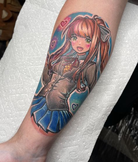 Club Tattoo, Doki Doki Literature Club, Up Tattoos, Doki Doki, Literature Club, Love Tattoos, Tattoo Ideas, Literature, Tattoos