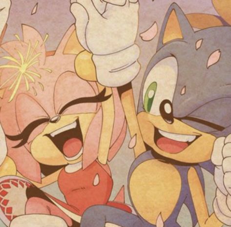 Sonamy Matching Pfp, Sonamy Pfp, Sonamy Fanart, Sonamy Comic, Sonic Unleashed, Amy The Hedgehog, Sonic And Amy, Sonic Funny, Sonic Franchise