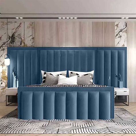 Furniture store in abu dhabi | Paragon Furniture Shop Oversized Headboard, Super King Bed, King Bed Headboard, Velvet Upholstered Bed, Superking Bed, Bed Headboard, Beds And Headboards, Premium Bedding, Modern Bedroom Design