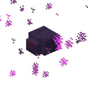 Endermites are small Mobs similar to Silverfish found in ⏣ The End. They are spawned by Watchers and can also spawn when a Watcher dies. They are also sometimes spawned by breaking Endstone with anything other than a Stonk. This mob deals 400 ❁ Damage at level 37 and 475 damage at level 40. They spawn with 2000❤ when spawned from mining Endstone and with 2300❤ when spawned by Watchers. Their hitboxes are very small, which makes it harder for the player to damage them. If a Watcher accidentally s Iron Golem, Evil Games, Dragon Nest, Minecraft Mobs, Pocket Edition, Animated Images, Creepers, Sea Creatures, Minecraft