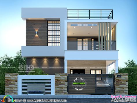 2 Storey House Design, Small House Elevation, Small House Front Design, Contemporary House Exterior, Modern Small House Design, Small House Design Exterior, Best Modern House Design, Small House Elevation Design, Architecture Magazine