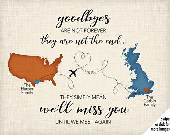 Farewell Gift Ideas For Friends, Farewell Gifts For Friends, Friends Leaving, Goodbye Cards, Goodbyes Are Not Forever, Goodbye Party, Farewell Party, Goodbye Gifts, Presents For Best Friends