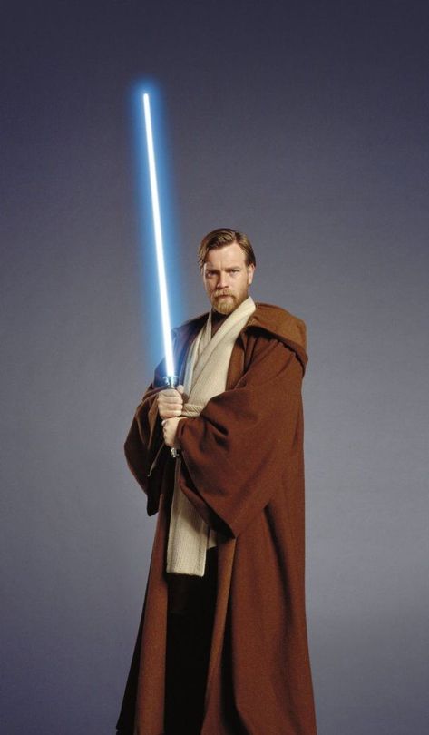 Obi wan, My love and Google search on Pinterest Cosplay Fabric, Beard Halloween Costumes, Obi One, Jedi Temple, Alec Guinness, Star Wars Background, Star Wars Obi Wan, Jedi Master, Ewan Mcgregor