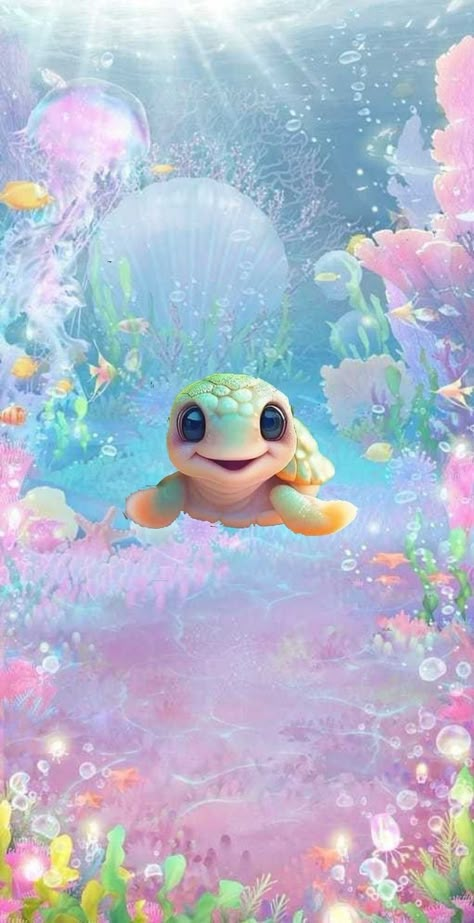 Turtle Wallpaper, 귀여운 음식 그림, Iphone Wallpaper Hd Nature, Cute Turtles, Dessin Adorable, Jolie Photo, Summer Wallpaper, Pretty Wallpapers Backgrounds, Computer Wallpaper