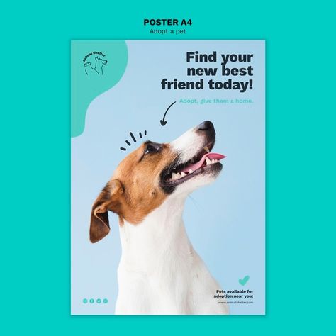 Dog Flyer Design, Pet Advertising, Pet Branding, Buch Design, Dog Branding, Dog Poster, Dogs For Sale, Pet Life, Adopt A Pet