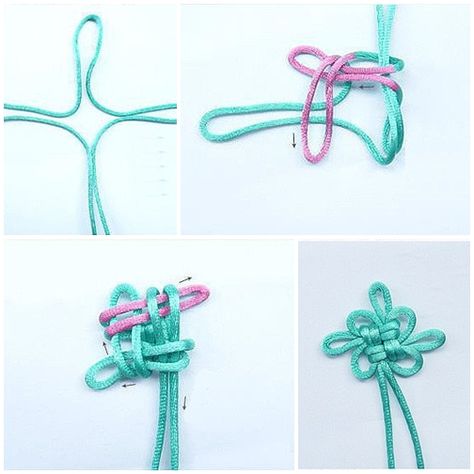 How to make lovely Chinese knot step by step DIY tutorial instructions, How to, how to make, step by step, picture tutorials, diy instructions, craft, do it yourself Maedeup Knots, Wrapping Bottles, Josephine Knot, Make Step By Step, Chinese Knots, Macro Art, Japanese Gift Wrapping, Pola Macrame, Chinese Crafts