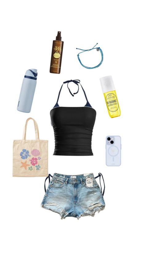 my pin repost with credits! Beach Day Outfit, Lake Beach, Day Outfit, Beach Day, Outfit Of The Day, Lake, Outfit Inspo