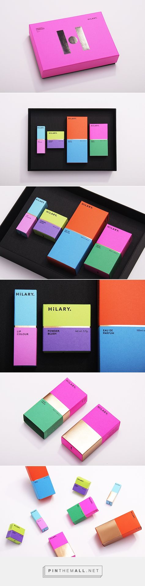 Fresh and bright colours for Hilary cosmetic packaging Colour Psychology, Design Presentation, 카드 디자인, Design Brochure, Cosmetic Design, Graphic Design Packaging, Blog Logo, Packing Design, Luxury Packaging