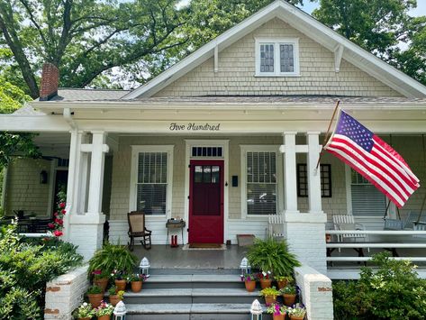 Owning a historic, 110-year-old home is an honor of a lifetime and with that privilege, also comes responsibility.  This year I'm tackling some repairs to do my part in making sure my home will last the next 100 years. Old Houses Renovation, Carriage Doors, Design Your Own Home, Porch Flooring, Peeling Paint, Sash Windows, Touch Up Paint, House Renovation, Historic Home