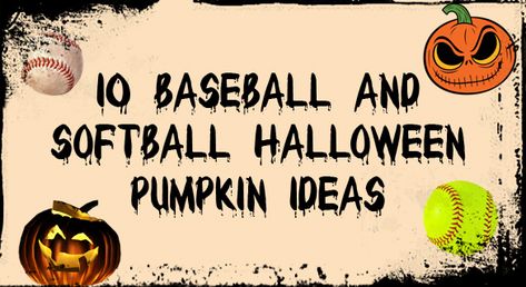 Halloween Pumpkin Ideas, Halloween Softball, Sports Drawings, Sport Chic Style, Sport Quotes Motivational, Chic Summer Style, Sport Banner, Pumpkin Ideas, Tool Kits