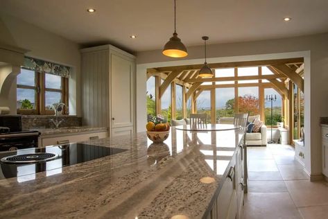 Oak Garden Room Kitchen Extension - David Salisbury Garden Room Extension, Orangery Conservatory, Kitchen Extensions, Garden Room Extensions, Oak Framed Buildings, Period Home, Conservatory Garden, Room Extensions, House Extension