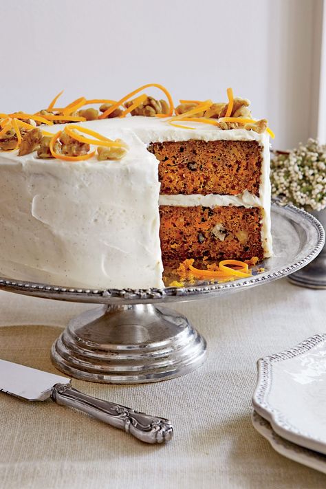 Carrot Cake Recipes | Southern Living Southern Living Carrot Cake, Easter Cake Easy, Easter Cake Recipes, Nurse Cake, Nursing Cake, Baked Carrots, Southern Living Magazine, Carrot Cakes, Best Carrot Cake