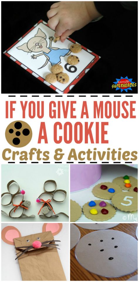 Mouse A Cookie Activities, Cookie Activities, Preschool Crafts Activities, Preschool Craft Activities, Laura Numeroff, Mouse A Cookie, Gifts Amazon, Crafts And Activities For Kids, Cookie Craft