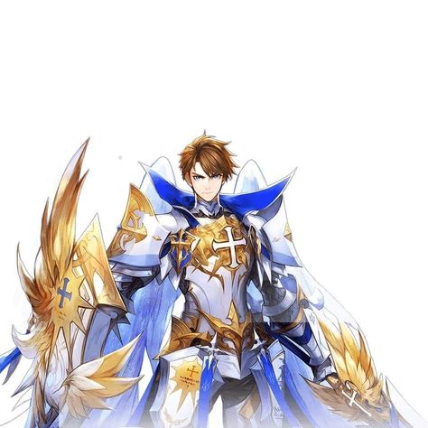 Male Fantasy Clothing, Seven Knights, 7 Knight, Seven Knight, Warrior Concept Art, Anime Guy, Elsword, Fantasy Creatures Art, Fantasy Armor