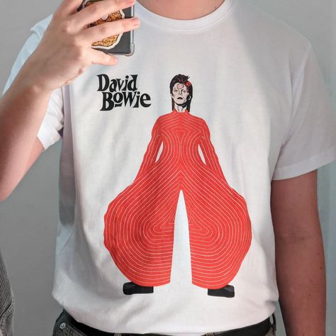 Look what I just found on Depop 🙌 https://depop.app.link/1hY4yP0bWrb Bowie T Shirt, David Bowie T Shirt, Bowie Ziggy Stardust, David Bowie Ziggy Stardust, David Bowie Ziggy, Ziggy Stardust, David Bowie, Stardust, Graphic Prints