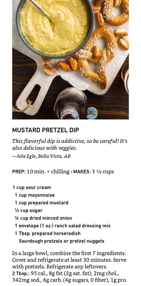 Mustard pretzel dip Pretzel Mustard Dip, Mustard Dip For Pretzels, Mustard Pretzel Dip, Mustard Pretzels, Honey Mustard Pretzels, Mustard Dip, Bacon Dip, Pretzel Dip, Cocktail Drinks Recipes