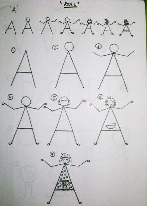 Here you will find some very easy to draw instructions for which i have used only alphabet letters to make it easier for children to learn how to draw with interest. Teach Kids To Draw, Kindergarten Drawing, Very Easy Drawing, Alphabet Drawing, How To Teach Kids, Drawing Tutorials For Kids, Easy Drawings For Kids, Drawing Letters, Basic Drawing