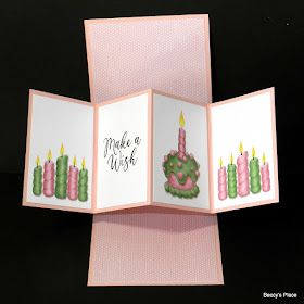 Beccy's Place: Tutorial: Twist & Pop Card Twist And Pop Cards, Twist Pop Up Card, Green Icing, Cosy Fireplace, Pop Out Cards, Diy Pop Up Cards, Twist Pop, Tarjetas Pop Up, Pop Up Card Templates