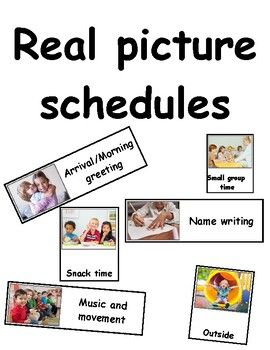 Classroom schedule with real photos. made in two different formats. Visual Cards For Preschool, Classroom Schedule Display Preschool, Preschool Visual Schedule Free Printable, Pre K Schedule Daily Routines, Kindergarten Circulum, Daycare Decorations, Class Garden, Visual Schedule Preschool, Classroom Daily Schedule