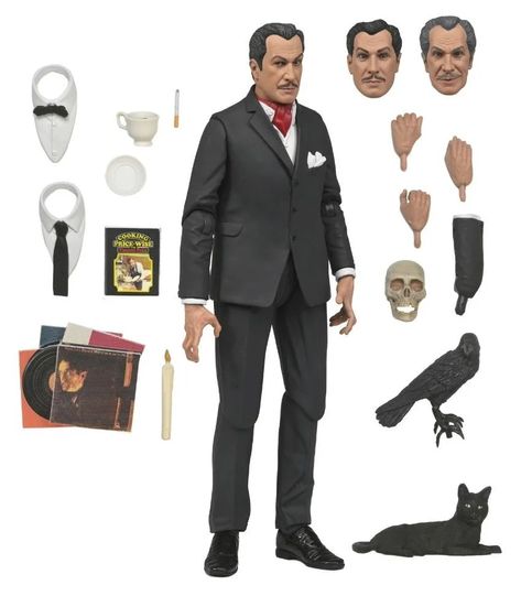 NECA Ultimate 'Master of Horror' Vincent Price Camp Icon, 13 Ghosts, 80s Classics, Kid Logic, Batman 1966, Darkness Falls, Vincent Price, Weta Workshop, Metal Gear Solid