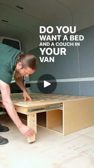 Convertible Couch Bed, Astuces Camping-car, Chevrolet Van, Custom Mattress, Van Bed, Convertible Couch, Convertible Bed, Transforming Furniture, Campervan Life