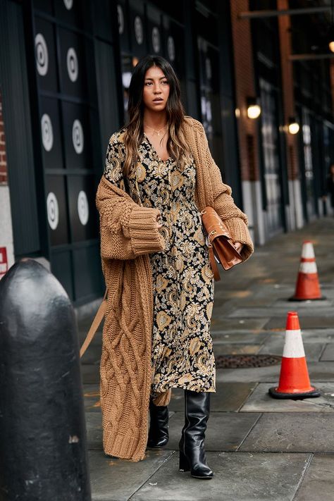 Fashion Week Dresses, New York Street Style, New York Fashion Week Street Style, Stil Boho, Model Street Style, Bohol, Looks Street Style, Spring Street Style, Street Style Inspiration