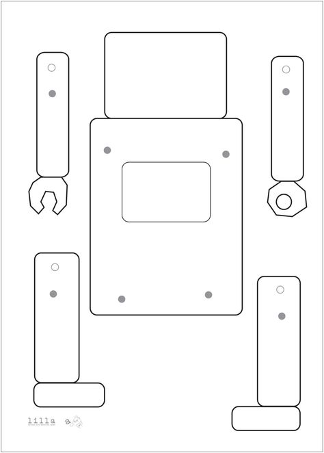 template for jumping robot Bee Template, Maker Fun Factory, Robot Craft, Template Images, Quiet Book Templates, Space Unit, Robot Parts, Robot Party, Book Templates