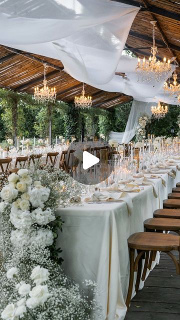 Wedding Content Creator Italy | Let this wedding reception speaks for itself 🤍 
when you realize your dream to have a wedding table with white waves 🤍 ✨✨
.
Content... | Instagram Wedding Content, When You Realize, Content Creators, Content Creator, Wedding Table, A Wedding, Wedding Reception, Your Dream, Wedding Planner