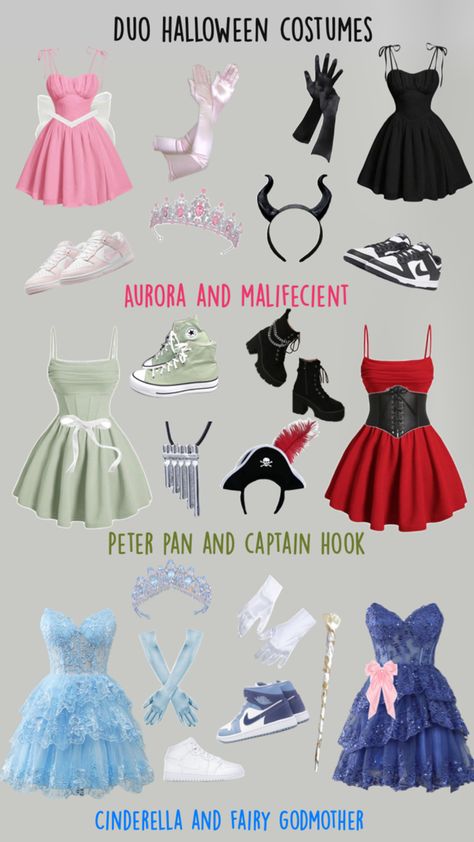 Comment who i should do next Disney Duo Halloween Costumes, Disney Duo Costumes Friends, Cute Halloween Costume, Fun Halloween Outfits, Hot Costume, Cute Group Halloween Costumes, Princess Inspired Outfits, Classy Halloween Costumes, Matching Halloween Costumes