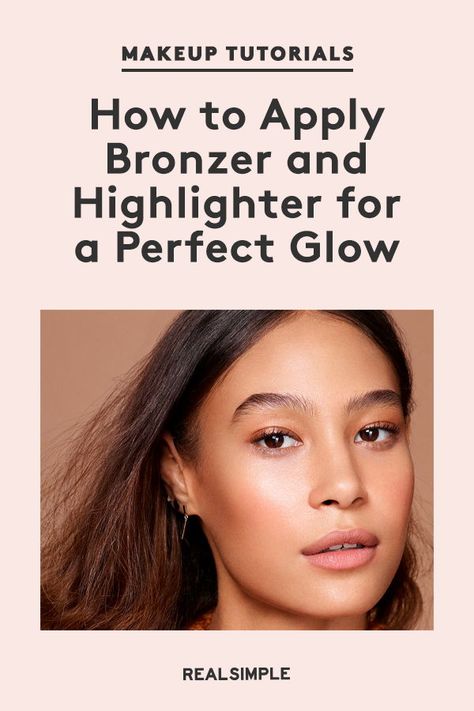 How To Apply Bronzer And Highlighter, Where To Place Bronzer On Face, Apply Bronzer And Blush, Bronzer Tutorial, Where To Apply Highlighter, Bronzer Tips, Apply Bronzer, Apply Highlighter, Applying Highlighter