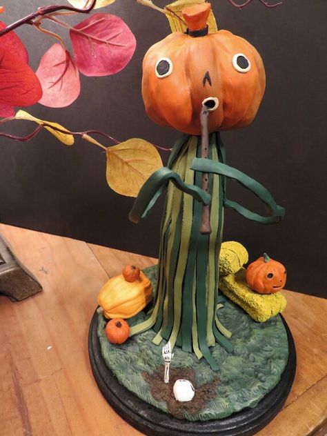 "Over the Garden Wall" sculpture Over The Garden Wall Clay Art, Over The Garden Wall Polymer Clay, Over The Garden Wall Pumpkin Carving, Over The Garden Wall Enoch, Pumpkins Spice, Romantic Lover, Spooky Szn, Over The Garden Wall, Favorite Season