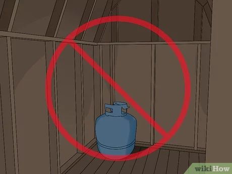 How to Store a Propane Tank Outside: 12 Steps (with Pictures) Propane Tank Storage Ideas, Propane Tank Storage, Propane Appliances, Propane Tank Cover, Propane Cylinder, House Heating, Diy Tank, Built In Bbq, Milk Crates