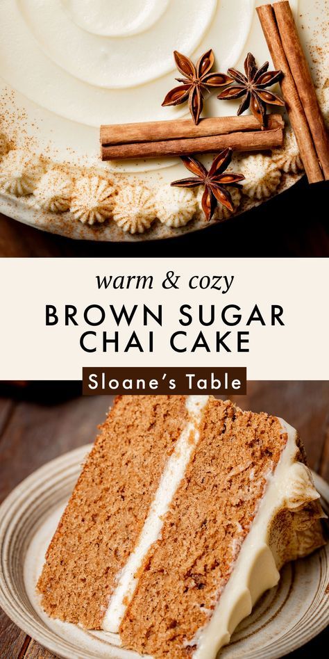 Sugar Showpiece, Baker Board, Chai Cake, Fall Cake Recipes, Moist Cake, Cake Layers, Feed A Crowd, Fall Cakes, Winter Desserts