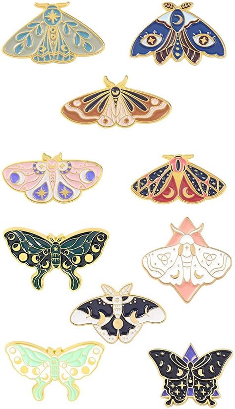 Handcrafted with premium scratch resistant alloy and enamel,the material of enamel coating makes their color bright and vivid, needn't worry about fading ,high quality for durable and long-lasting use.The butterfly clasp on the back for easy to attach on your clothes,simple to operate and store. Butterfly Pin, Cement Crafts, Enamel Lapel Pin, Enamel Brooch, Butterfly Shape, Metal Pins, Jewelry For Women, Lapel Pins, Shoes Jewelry