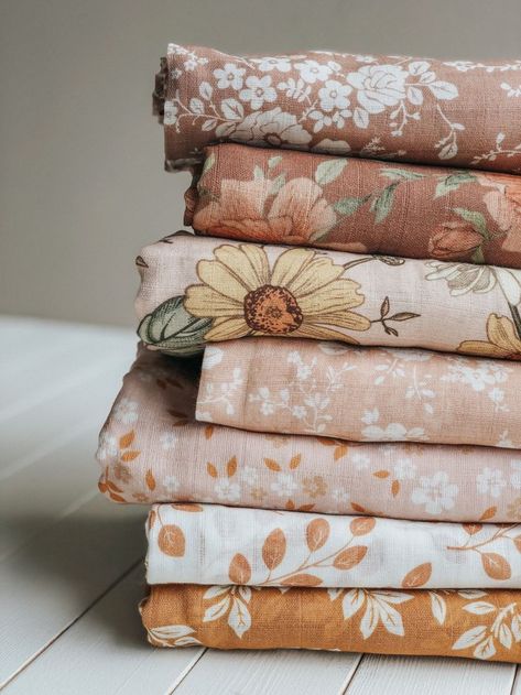 blankets fabric fall autumn aesthetic mustard sunflowers cottagecore aesthetic rust floral Swaddling Blankets, Vintage Bouquet, Muslin Swaddle Blanket, Muslin Baby, Muslin Swaddling, Swaddle Blanket, Baby Essentials, Art Paint