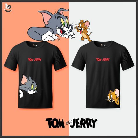 We might be always fighting but still cannot live without each other, just like Tom and Jerry. Our “Tom & Jerry” t-shirts are out now! 🎉 Category : Friends Check it on our website now! T Shirt Logo Design, Shirt Logo Design, Tom Jerry, Tom And Jerry, Tshirt Logo, Be Still, Logo Design, T Shirts, Canning