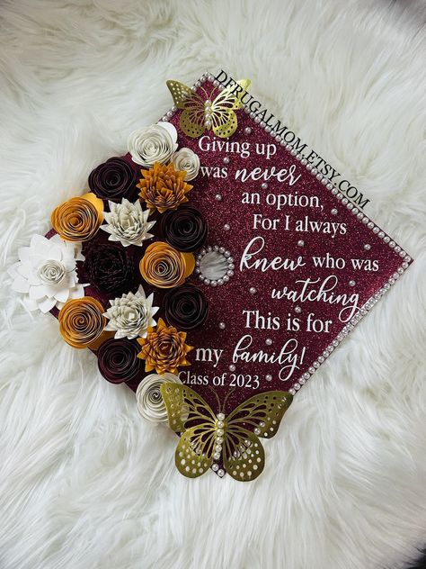 Excited to share the latest addition to my #etsy shop: Graduation Cap Decor | Graduation Cap Topper | Class 2023 | Cap Topper | Graduation Cap Design | Flower Graduation Cap | Grad Cap Topper Flower Graduation Cap, Graduation Cap Decor, Flower Graduation, Grad Cap Topper, Nurse Graduation Cap, Grad Cap Decorated, Class 2023, Graduation Cap Decoration Diy, High School Graduation Cap