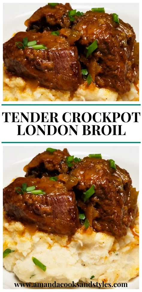 Tender London Broil, London Broil Recipe, Cooking London Broil, London Broil Recipes, London Broil, Crockpot Recipes Beef, Crockpot Dishes, Crock Pot Slow Cooker, Beef Recipes Easy