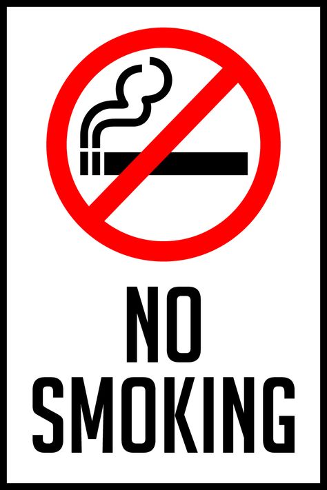 Find no smoking laws and signage requirements for all fifty states. Select sign templates for every location and situation according to state smoking laws. No Smoker Poster, Health And Safety Poster, Safety Posters, No Sign, Room Signs, Sign Templates, Room Posters, Warning Signs, 로고 디자인